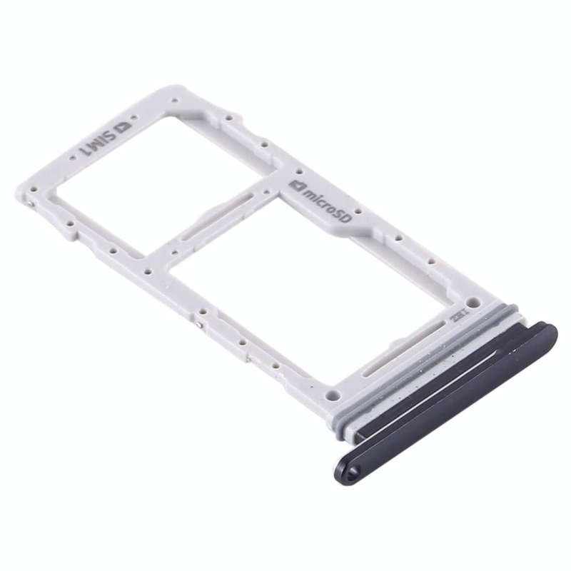 For Samsung Galaxy S20 SIM Card Tray + SIM Card Tray / Micro SD Card Tray (Black)