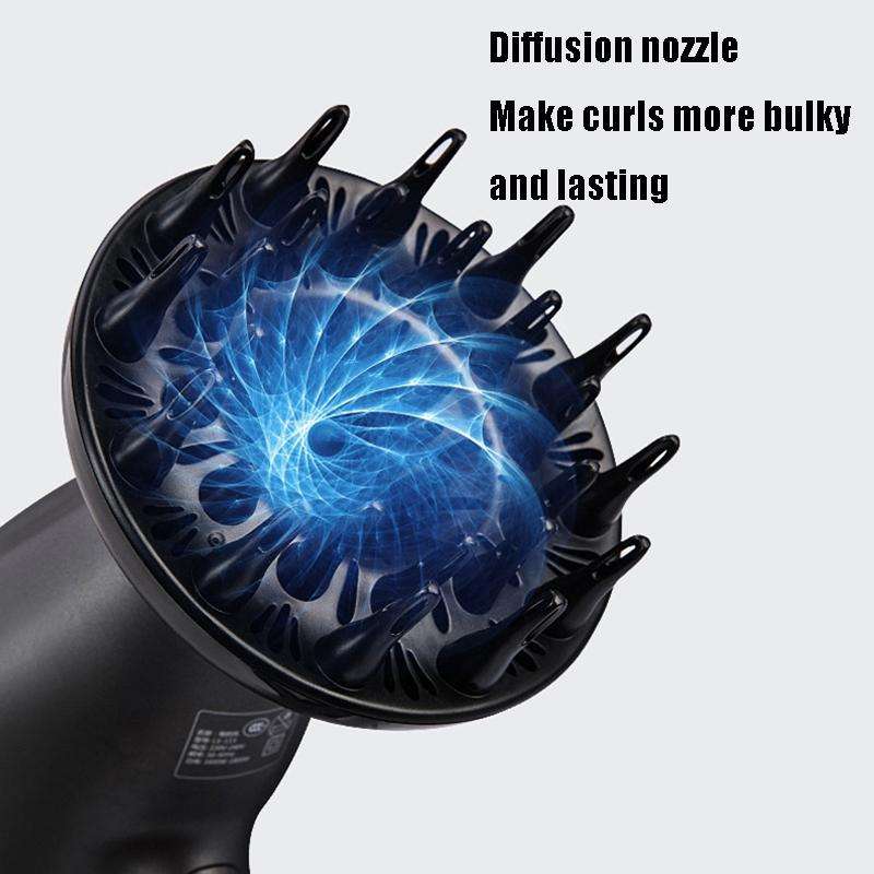 Lescolton 9809 Household Smart High-power Cold Hot Wind Leafless Negative Ion Hair Dryer with Hai...