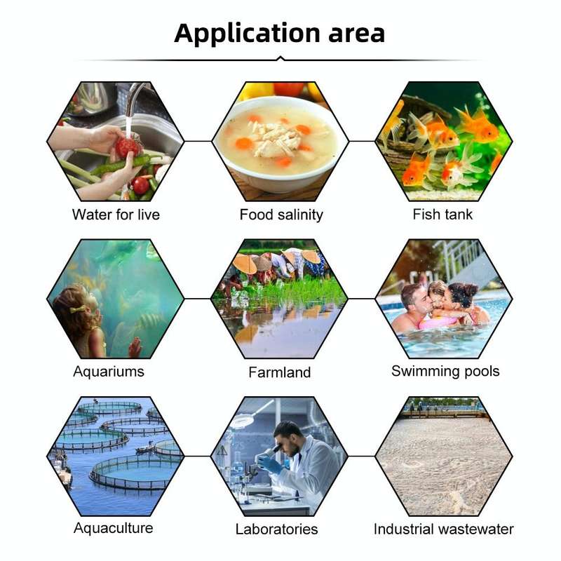 C-600A 7 In 1 Temperature/Salinity/PH/TDS/EC/ORP/SG Monitoring Pen(without Battery and Powder)