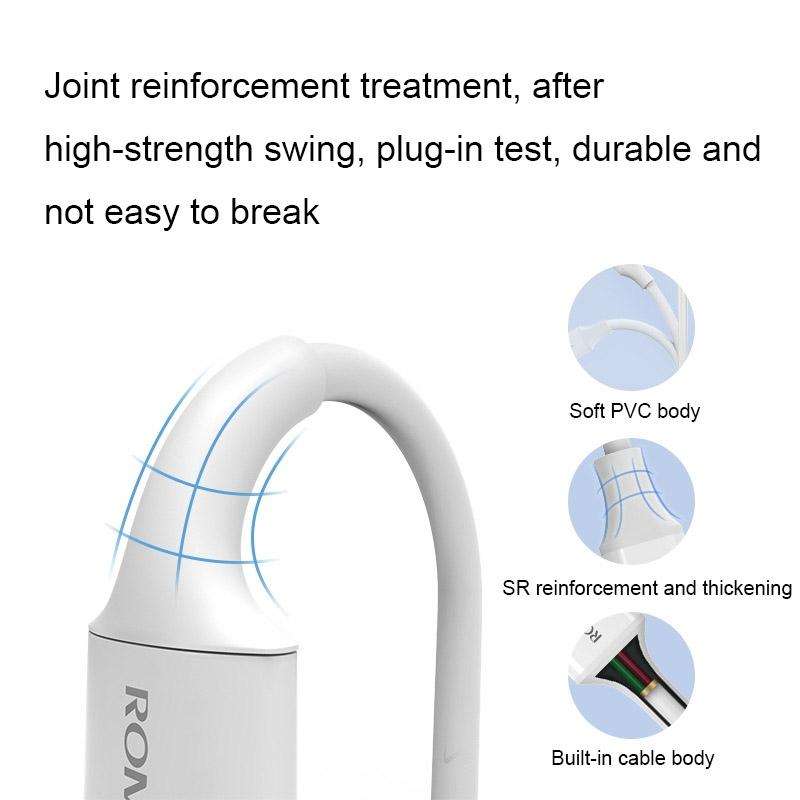 ROMOSS CB251V 3.5A USB To 8 Pin+Type-C+Micro USB 3 In 1 Charging Cable, Length: 0.6m