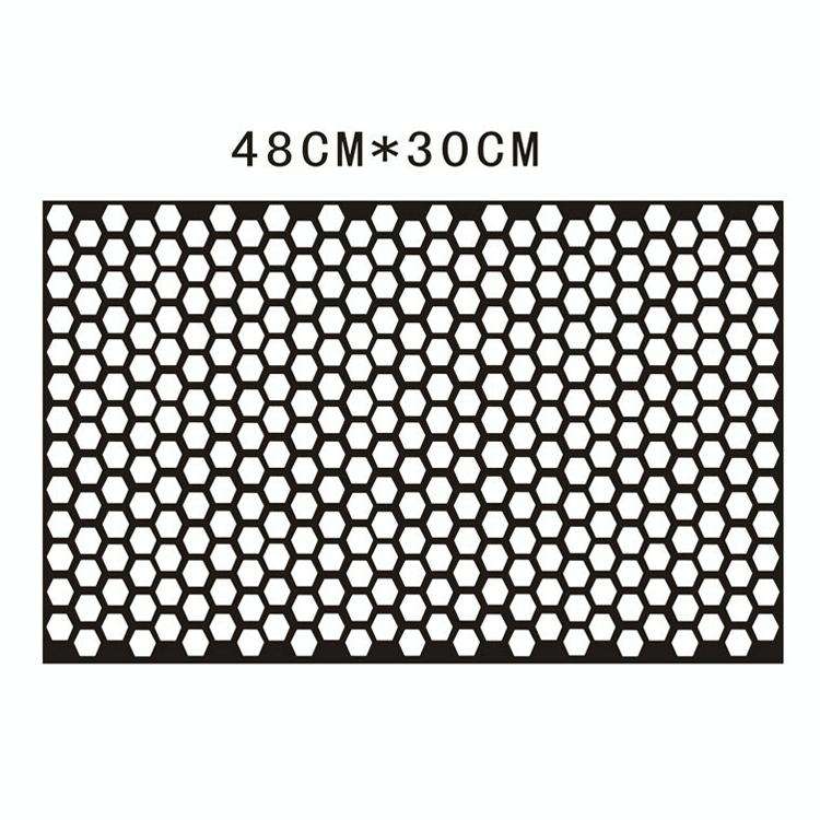 5 PCS Car Honeycomb Tail Lamp Film Universal Personality Modified Light Film Sticker(Carbon Fiber...
