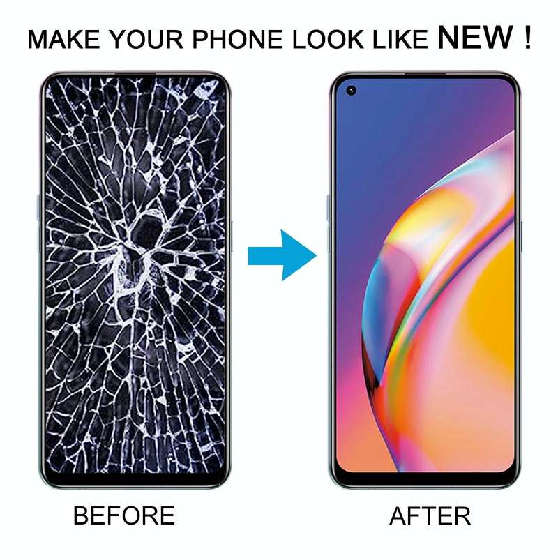 For OPPO Reno5 F OLED LCD Screen Digitizer Full Assembly with Frame