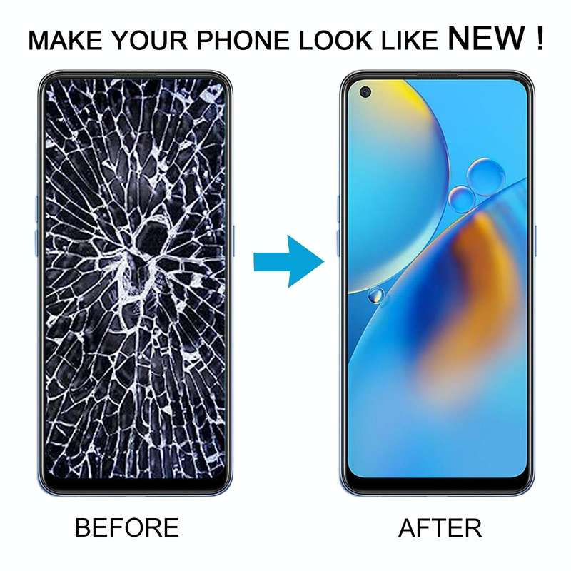 For OPPO F19 OLED LCD Screen Digitizer Full Assembly with Frame