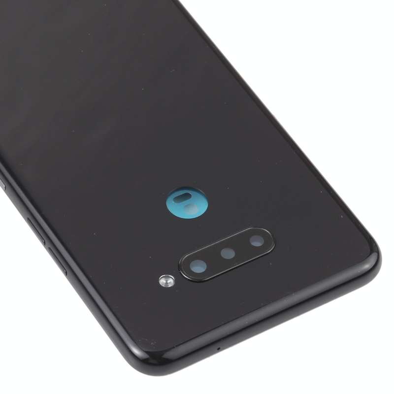 Back Battery Cover for LG K50s LMX540HM LM-X540 LM-X540BMW LMX540BMW(Black)