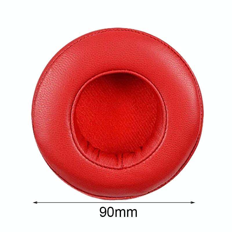 2pcs For Beats Pro Headphones Sheepskin Earmuffs Sponge Earpads(White)
