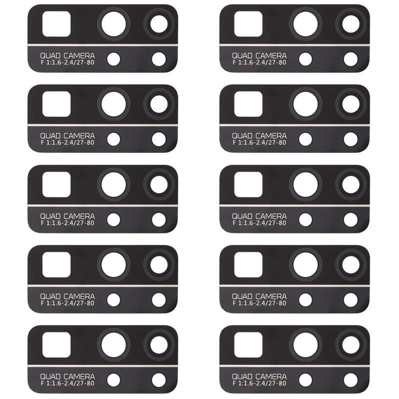 For Huawei Honor 30 10pcs Back Camera Lens