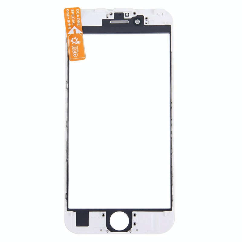 Front Screen Outer Glass Lens with Front LCD Screen Bezel Frame & OCA Optically Clear Adhesive fo...