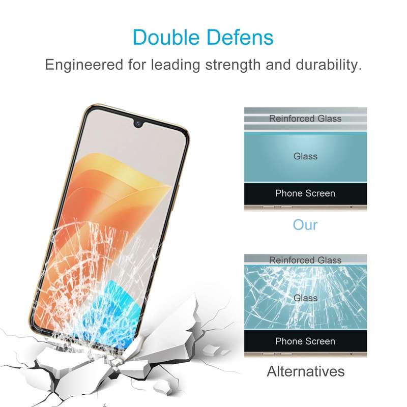 For Infinix Zero 20 50pcs 0.26mm 9H 2.5D Tempered Glass Film