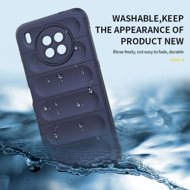 For Huawei Nova 8i Magic Shield TPU + Flannel Phone Case(Grey)