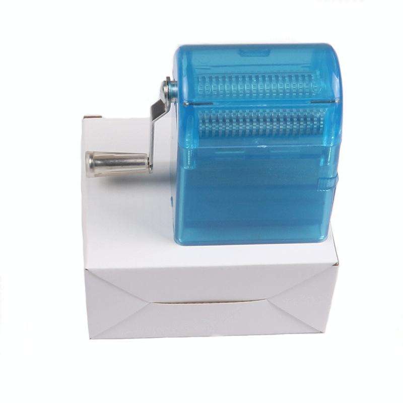 MYQ-053 Hand-cranked Cigarette Grinder Cigarette Puller Plastic Drawer Grinder(Blue)
