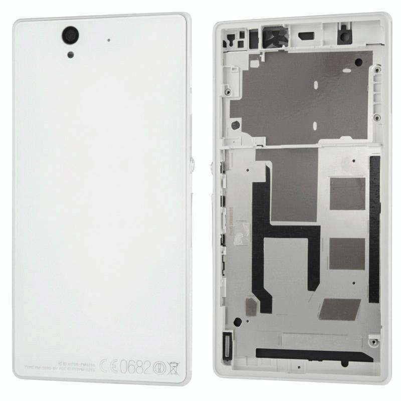 Middle Board + Battery Back Cover for Sony L36H(White)