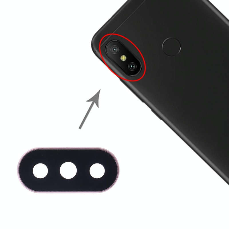 10 PCS Camera Lens Cover for Xiaomi Redmi 6 Pro / MI A2 Lite(Gold)