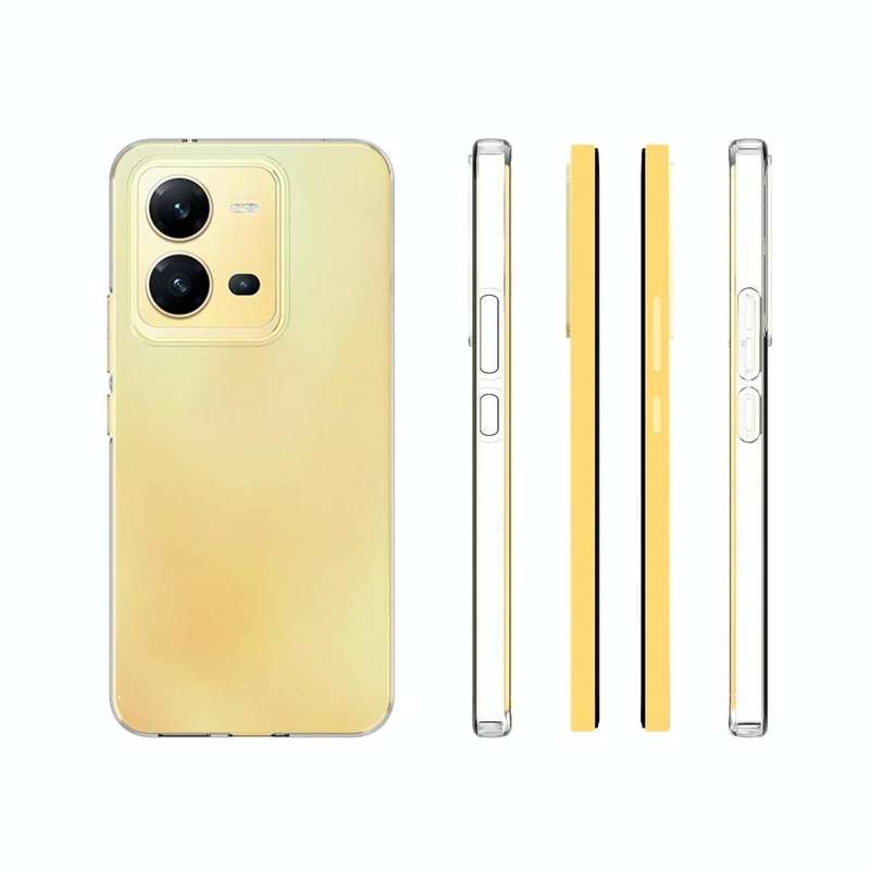 For vivo V25 5G Waterproof Texture TPU Phone Case(Transparent)