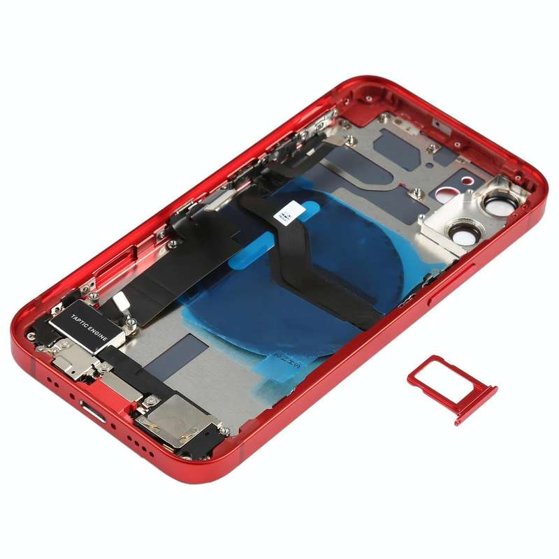 Battery Back Cover Assembly (with Side Keys & Speaker Ringer Buzzer & Motor & Camera Lens & Card ...