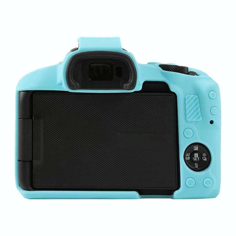 For Canon EOS R50 Soft Silicone Protective Case(Sky Blue)