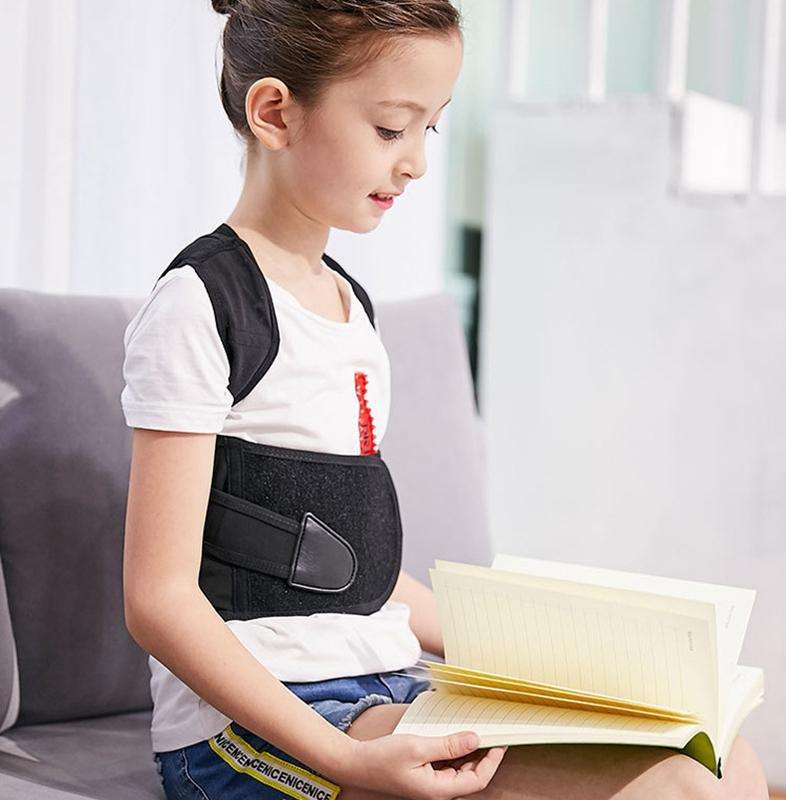 Male And Female Adult Kyphosis Correction Belt Student Sitting Posture Abdomen Correction Belt, S...
