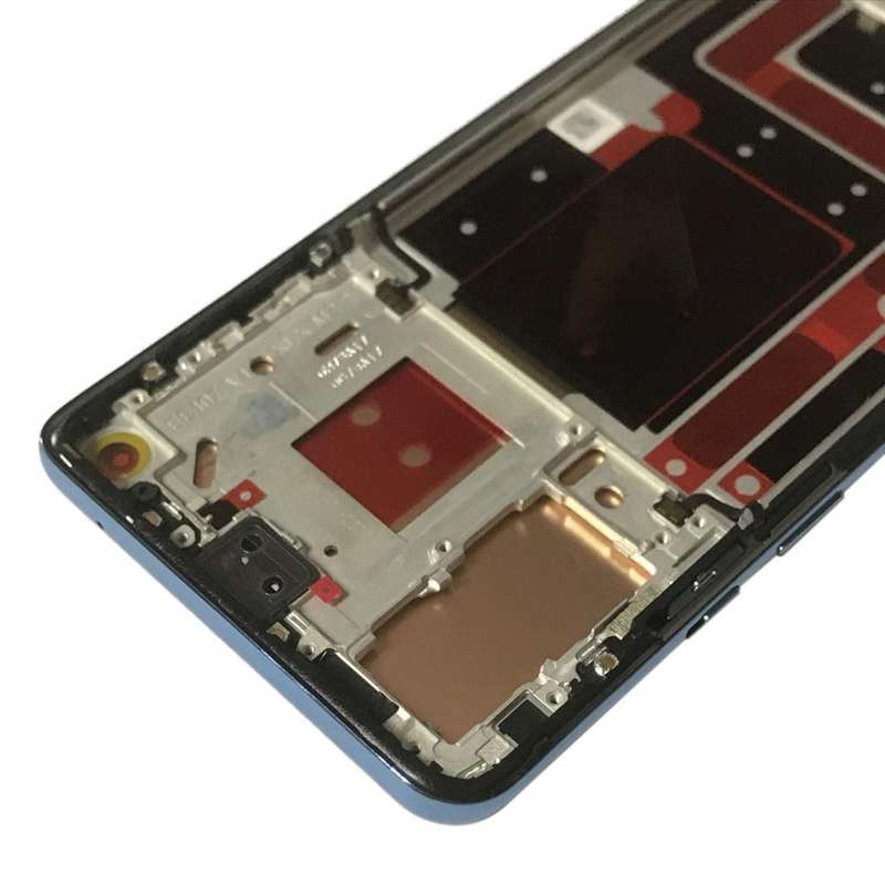 For OnePlus 9 LE2113 LE2111 LE2110 Digitizer Full Assembly With Frame Original LCD Screen (Blue)