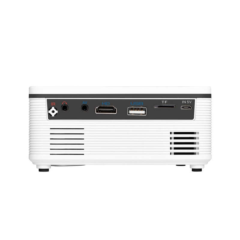 S361 80 lumens 320 x 240 Pixel Portable Mini Projector, Support 1080P, EU Plug(White)