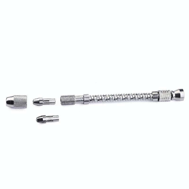 HIAIM Punch Semi-automatic Twist Drill Hand Drill Set, Specification:Hand Drills +0.3-1.6 Bits 20...