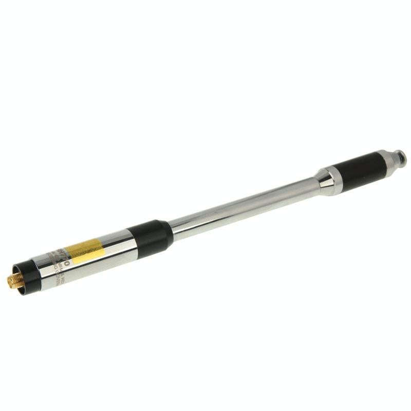 RH770 Dual Band 144/430MHz High Gain SMA-F Telescopic Handheld Radio Antenna for Walkie Talkie, A...