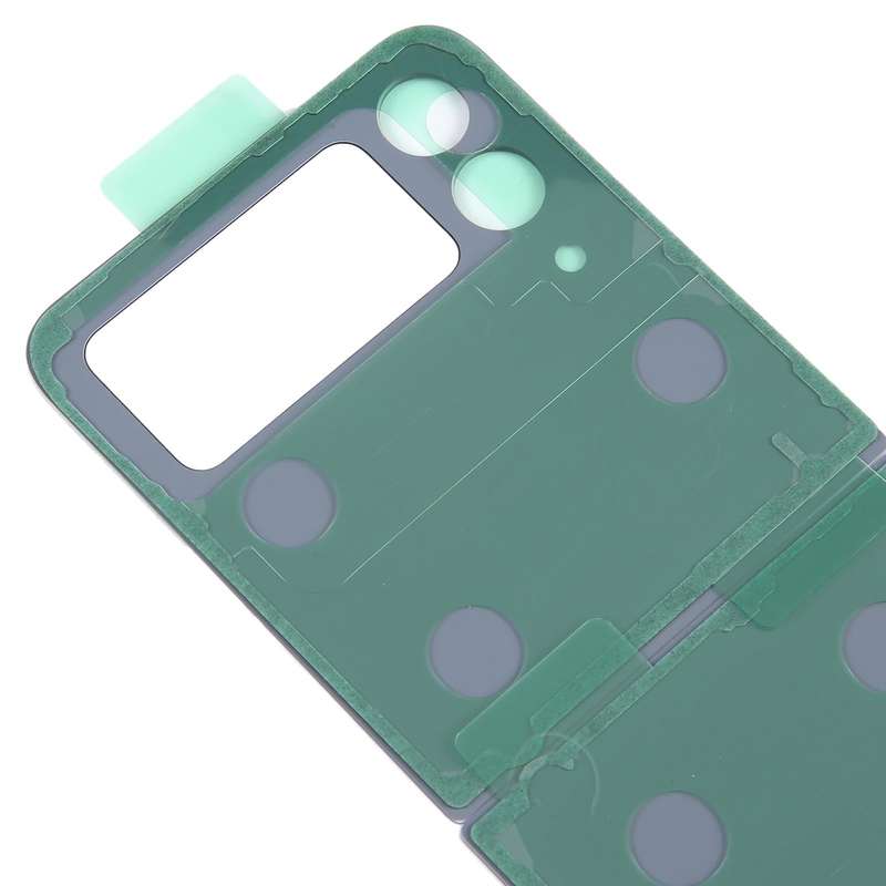 For Samsung Galaxy Z Flip4 SM-F721B Battery Back Cover with Camera Lens Cover(Purple)