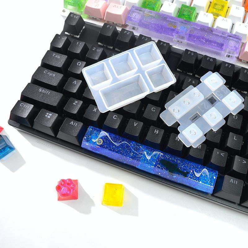 2 PCS DIY Keycap Silicone Mold OEM Mechanical Keyboard Silicone Mold, Style: MD3525