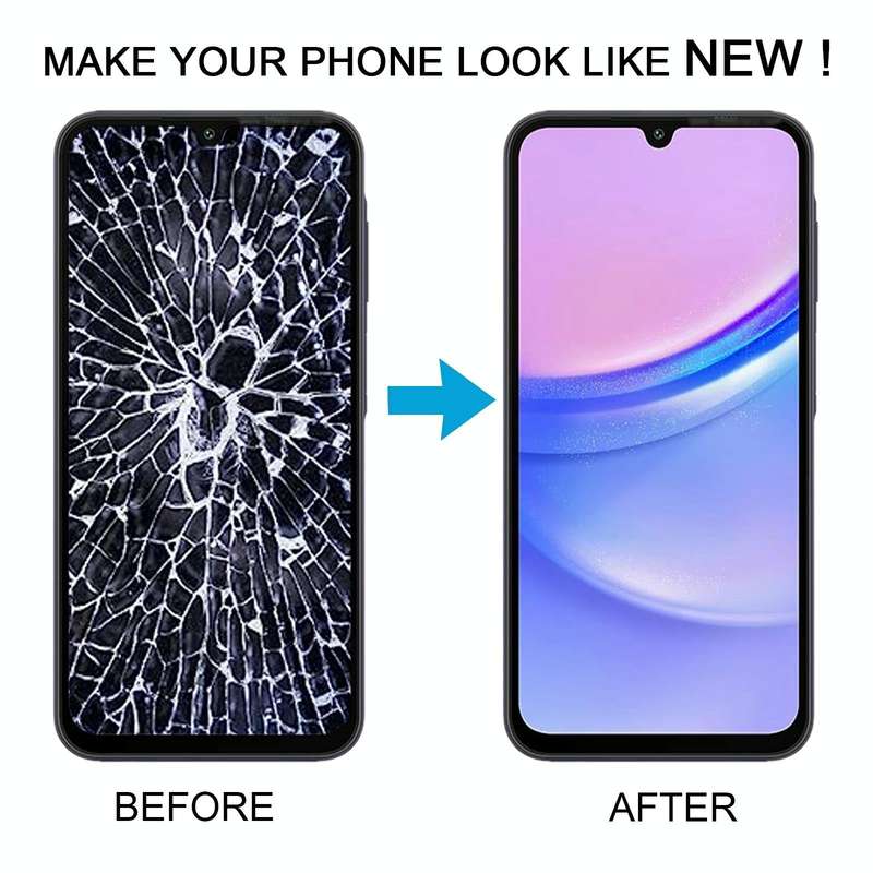 For Samsung Galaxy A15 4G SM-A155F 6.43inch OLED LCD Screen Digitizer Full Assembly with Frame