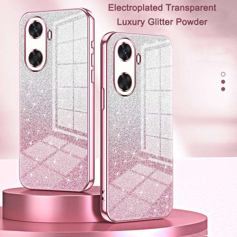 For Huawei Maimang 20 / nova 11i Gradient Glitter Powder Electroplated Phone Case(Silver)