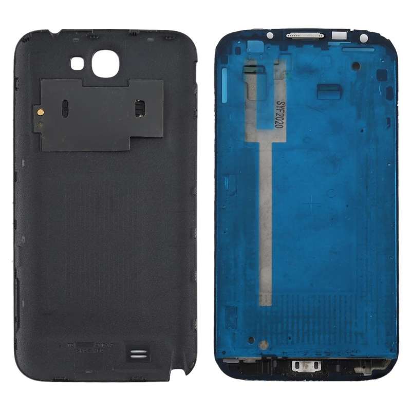For Galaxy Note II / N7100 High Qualiay Full Housing  Chassis (LCD Frame Bezel + Back Cover) (Black)
