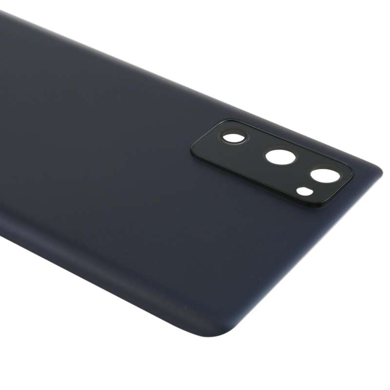 For Samsung Galaxy S20 FE Battery Back Cover with Camera Lens Cover (Black)