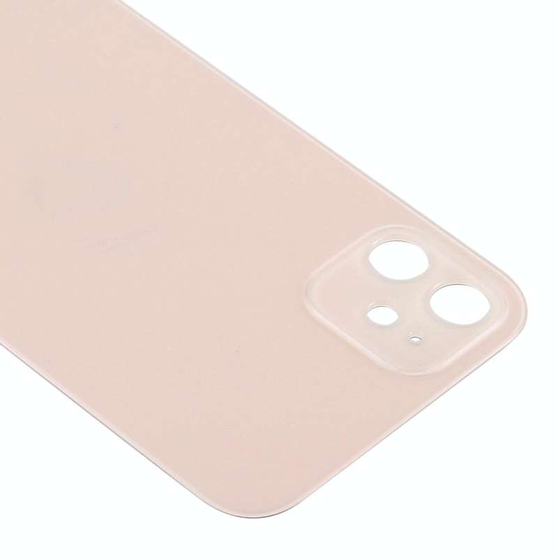 Glass Back Cover with Appearance Imitation of iP12 for iPhone XR(Gold)