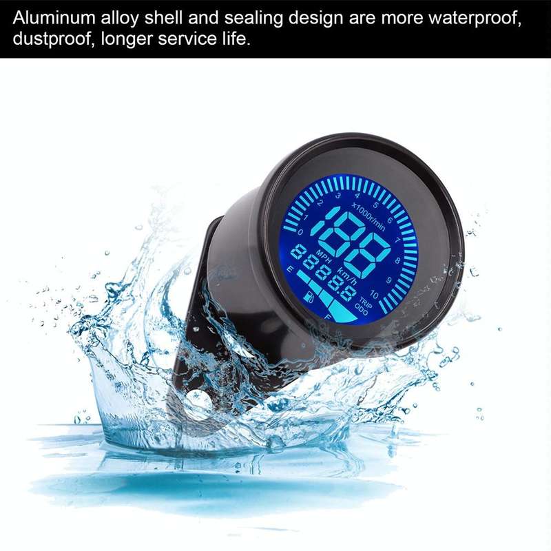CS-636B1 Motorcycle Multi-functional Modification Instrumentation Motorcycle Odometer Speedometer...