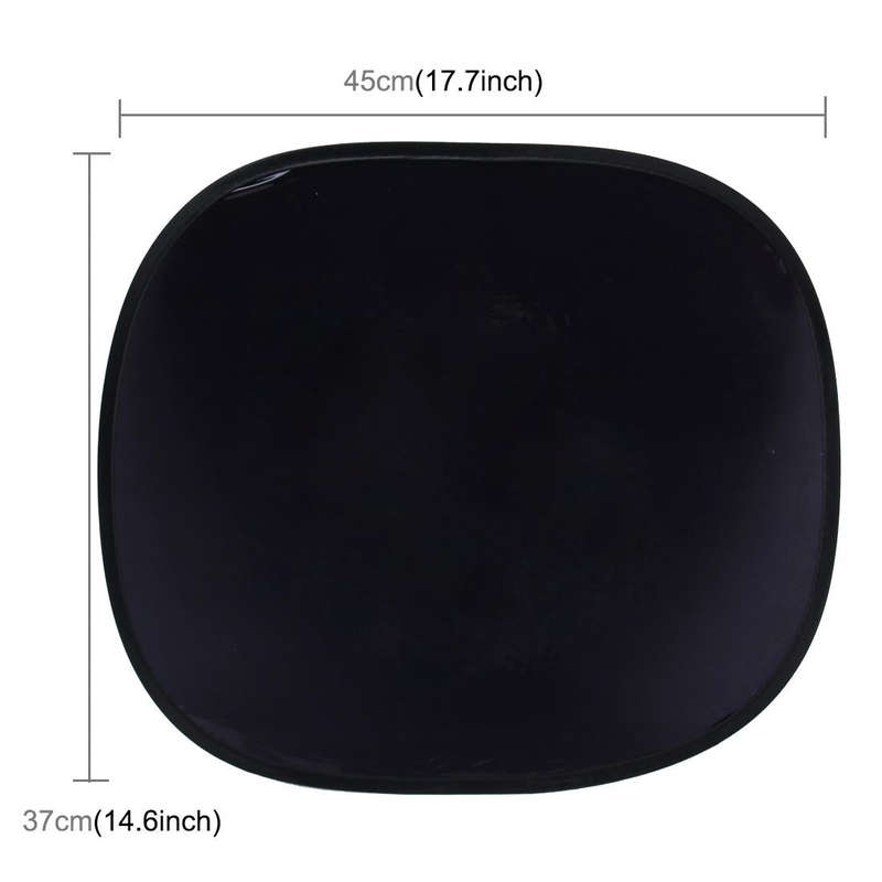 2 PCS Car Auto Sun Shades Side Window Sunshade Cover Block Static Cling Visor Shield, Size: 45cm37cm