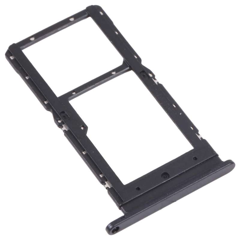 SIM Card Tray + SIM Card Tray / Micro SD Card Tray for Honor Play 20 (Black)