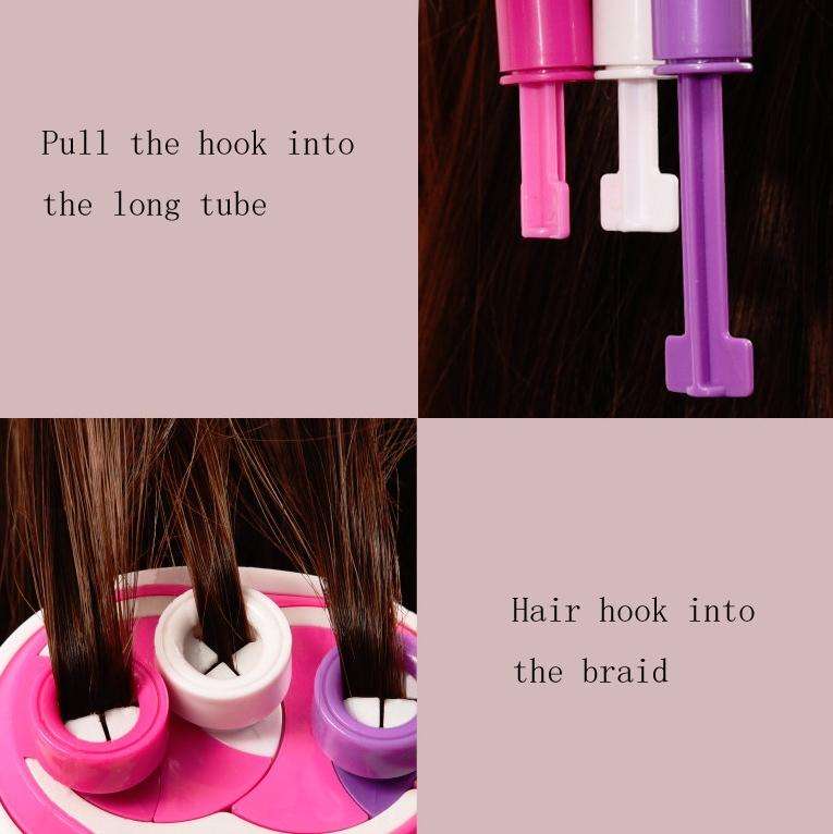 Children Hair Tie Electric Toy Three-Strand Hair Braid Machine