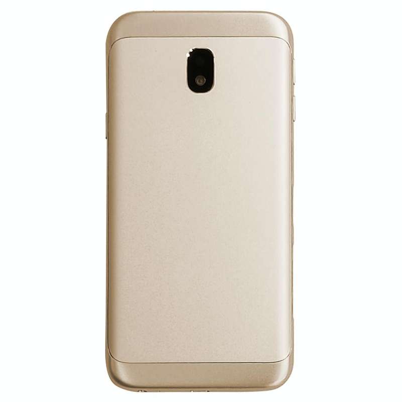 For Galaxy J3 (2017), J3 Pro (2017), J330F/DS, J330G/DS Back Cover (Gold)