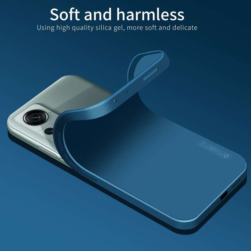 For Xiaomi 12 PINWUYO Liquid Silicone TPU Phone Case(Blue)