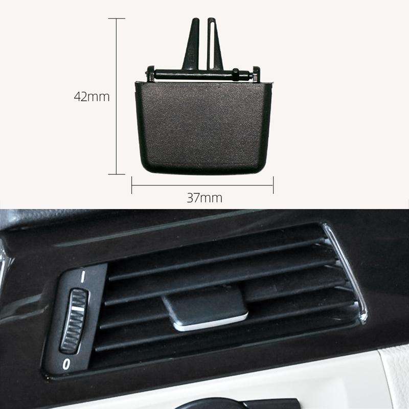 Car Front Air Conditioning Exhaust Switch Paddle Air Conditioning Leaf Clip for BMW 3 Series E90,...