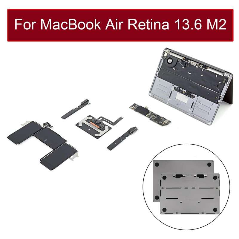 Bottom Cover Case for MacBook Air Retina 13.6 M2 A2681 2022 EMC4074 (Blue)