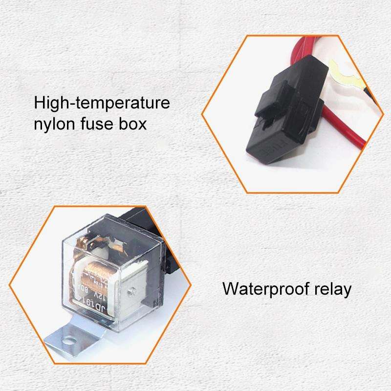 12V Car Horn Wiring Harness Relay Cable