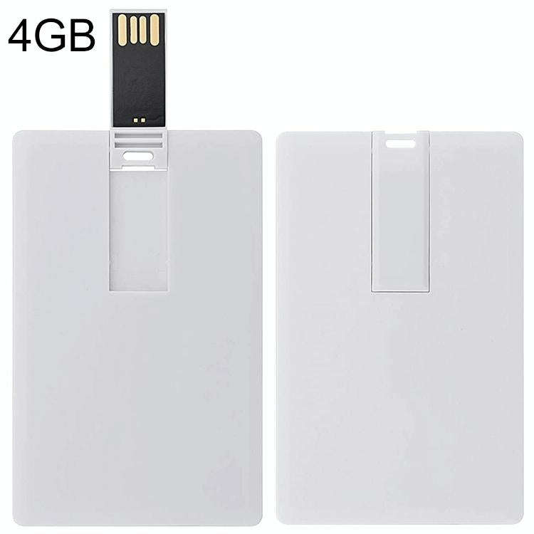 4 GB Card USB Flash Disk (Can Be Customized Design, MOQ: 100 pcs)