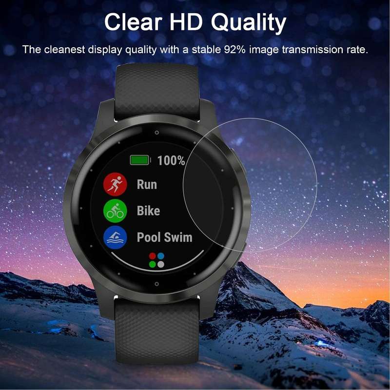 For Garmin Vivoactive 4S 0.26mm 2.5D 9H Watch Tempered Glass Film Screen Protector