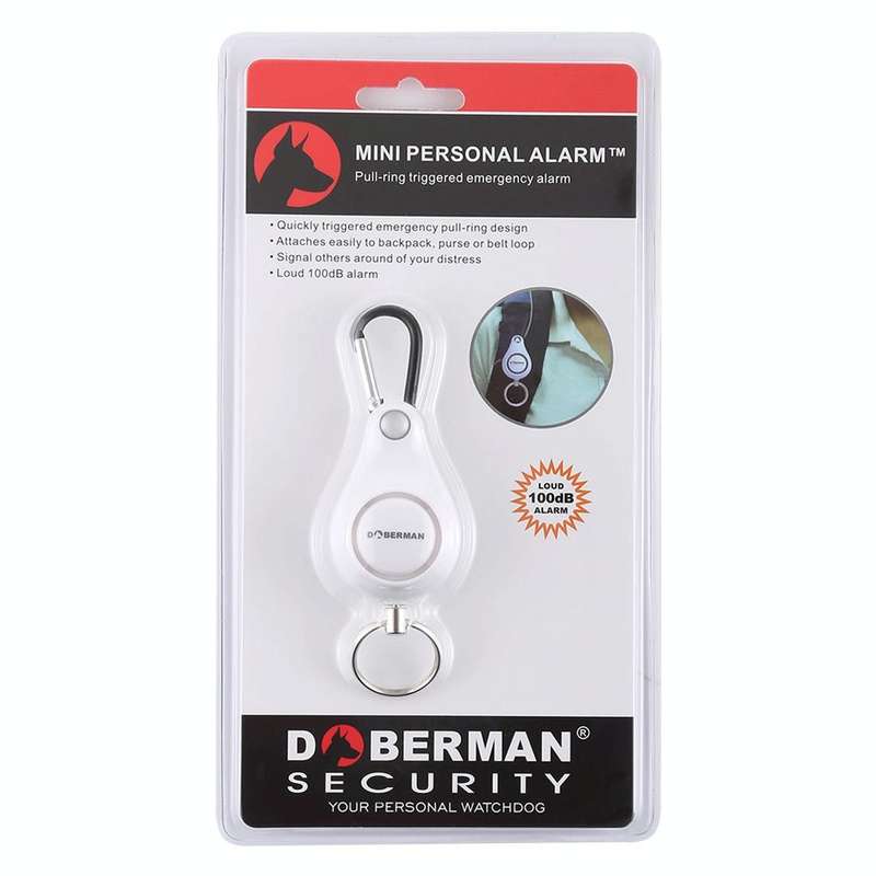 DOBERMAN Key-chain Personal Security Alarm Pull Ring Triggered Anti-attack Safety Emergency Alarm...