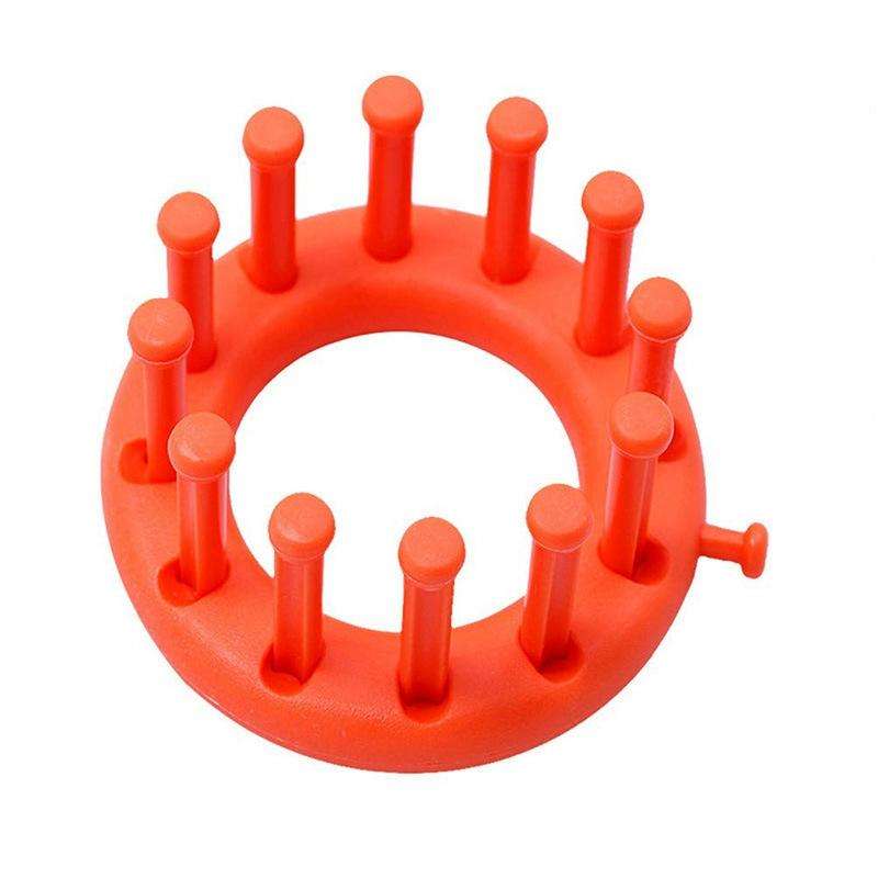 2 in 1 Circular Hand Knitting Machine Woolen Needle Hook Jacquard Weaver Sweater Hat Making Tool(...