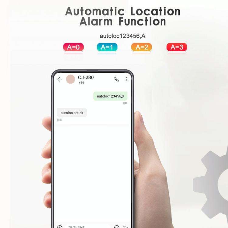 CJ280 GPS Locator Wireless Strong Magnetic Positioning Tracker, Specification: 4G 20000mAh