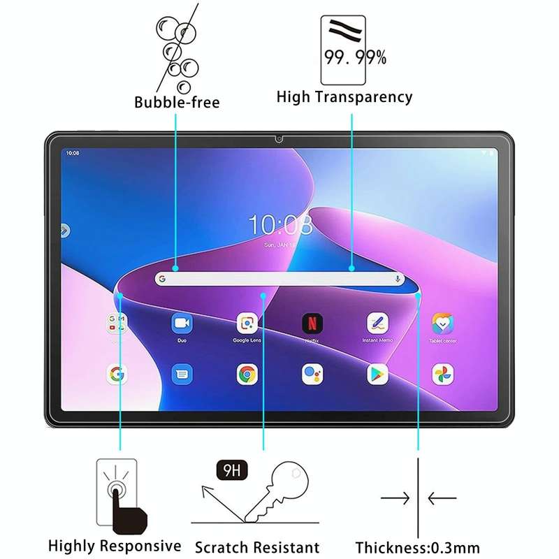 For Lenovo Tab M10 3rd Gen / TB328 9H 2.5D Explosion-proof Tempered Tablet Glass Film