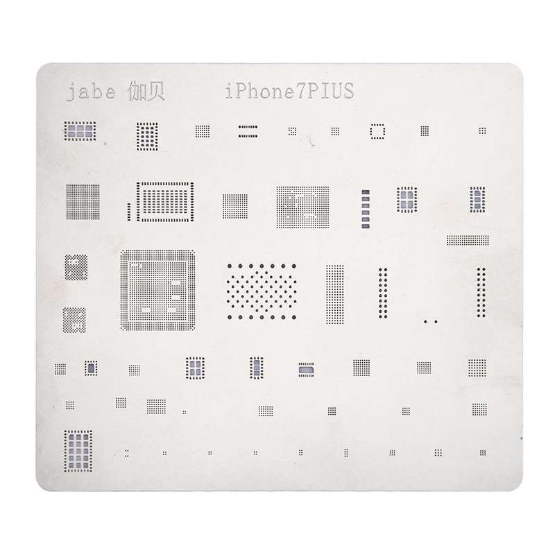 Mobile Phone Rework Repair BGA Reballing Stencils For iPhone 7 Plus