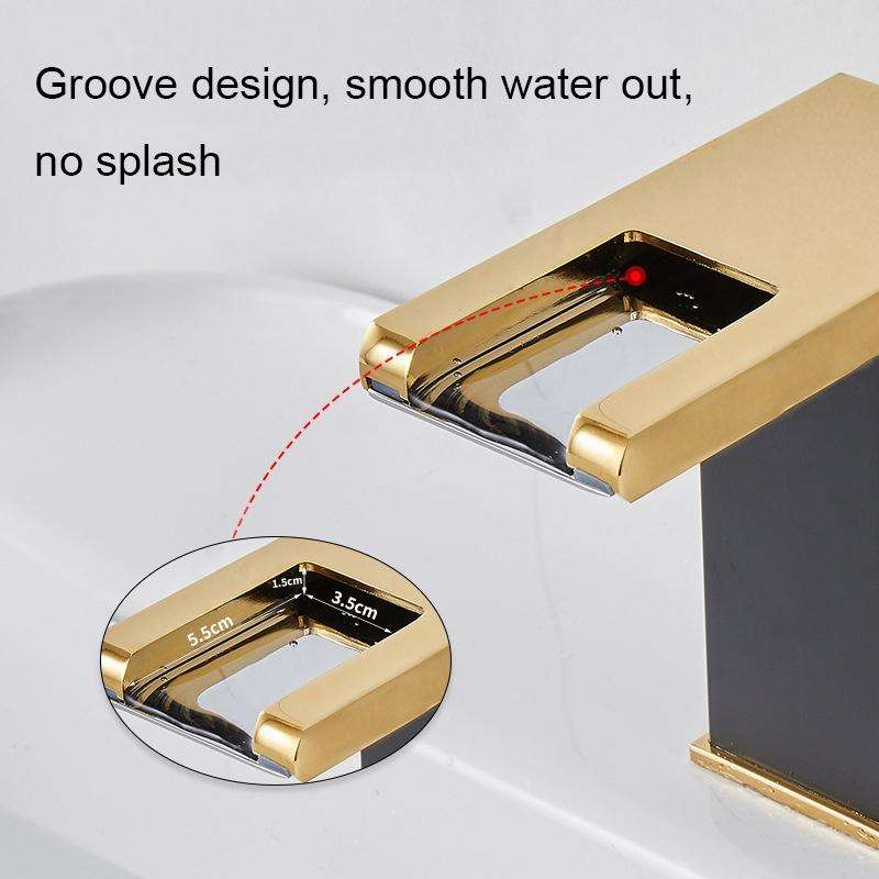 Smart Color-changing Temperature Recognition Faucet, Specification: B Style