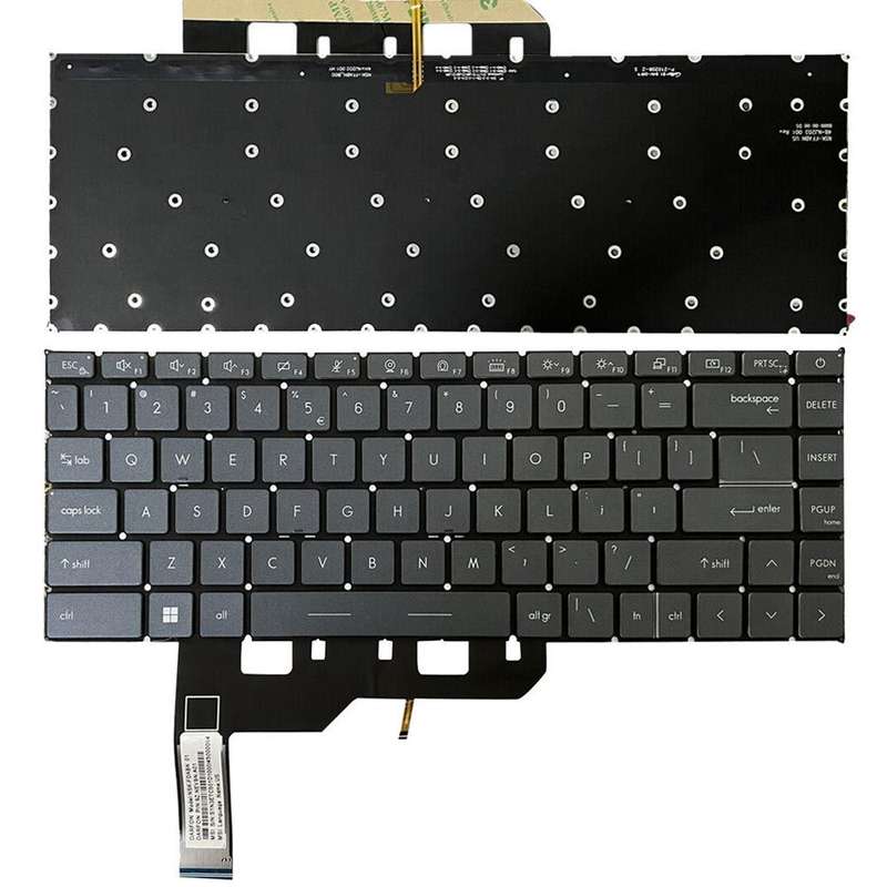 US Version Laptop Keyboard with Backlight for MSI GE66 Raider / MS-1541 / GP66 / MS-1542/1543 / G...