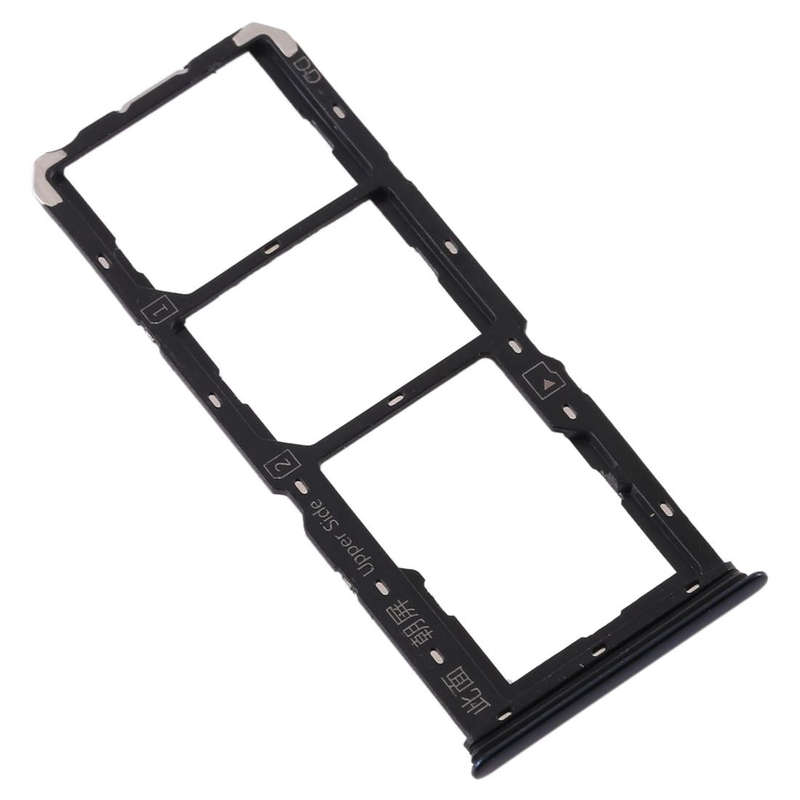 For Vivo S1 SIM Card Tray + SIM Card Tray + Micro SD Card Tray (Black)